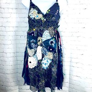 🍄 Patchwork “Baby Doll” Style Top 🌻